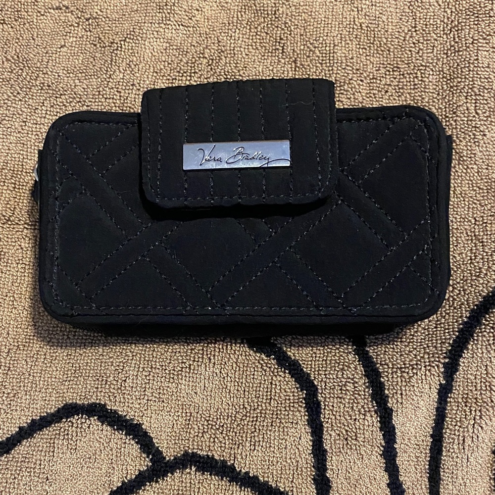Vera Bradley Black Quilted Wallet